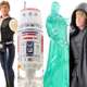 A collection of Star Wars: Power of the Force Hasbro-Kenner action figures, including Greeata Jendowanian, Han Solo, R5-D4, the spirit of Obi-Wan Kenobi, Luke Skywalker, and a Stormtrooper.